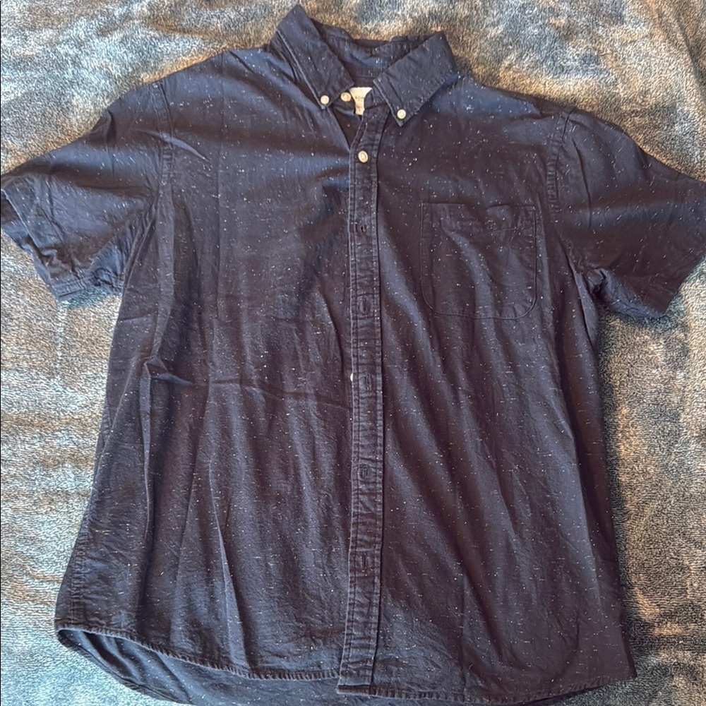 Williams Sonoma Blue Casual Button Down Shirt